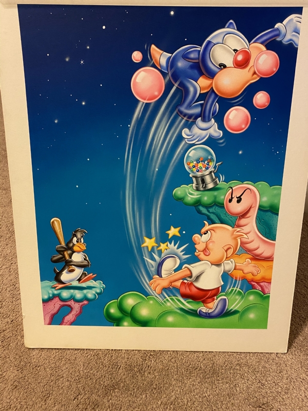 Bubble and Squeak Sega Genesis Ad by Greg Martin Comic Art