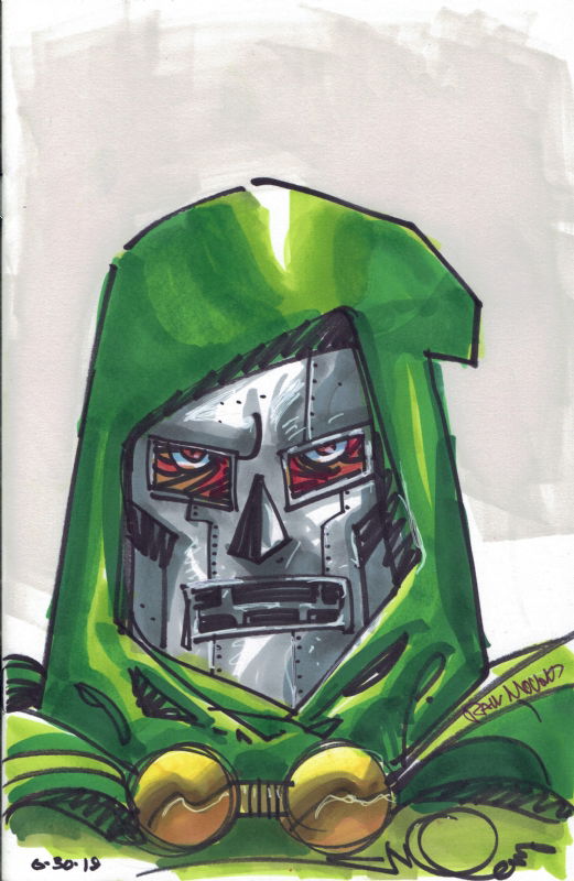 Dr Doom By Walt Simonson & Paul Mounts (Colors), in Matte Blaqk's ...