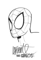 Spider-Man convention sketch by David Lafuente Comic Art