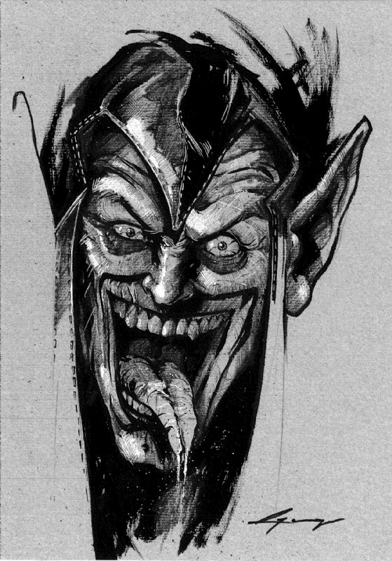 Green Goblin By Tim Sale, In Wayne Mousseau's Sketches Comic Art ...