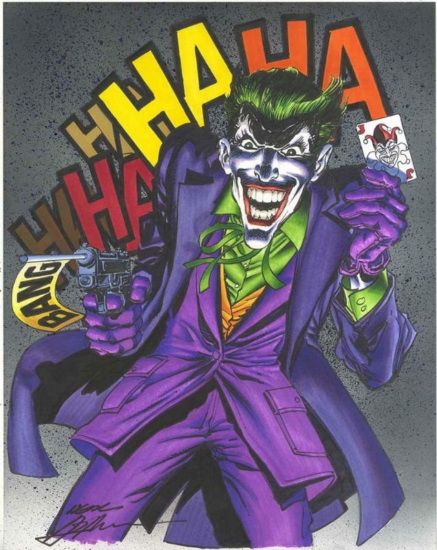 Joker Neal Adams, In Anthony Nicoletti's Anthony's Art Comic Art ...