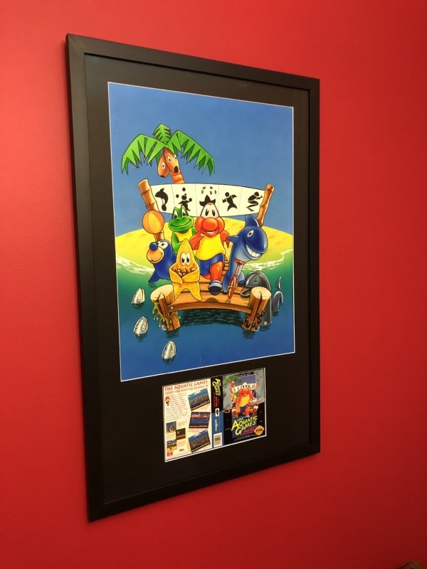 Sonic the Hedgehog 2 Video Game Promotional Box Art and Release Poster  (Sega Genesis, Mega Drive), in The Game Curator's Sega Genesis Original Art  Comic Art Gallery Room