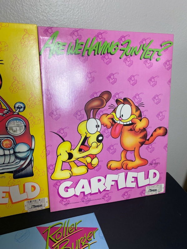 Garfield Airbrush Painting For Postcard (funny Farm), In The Game 