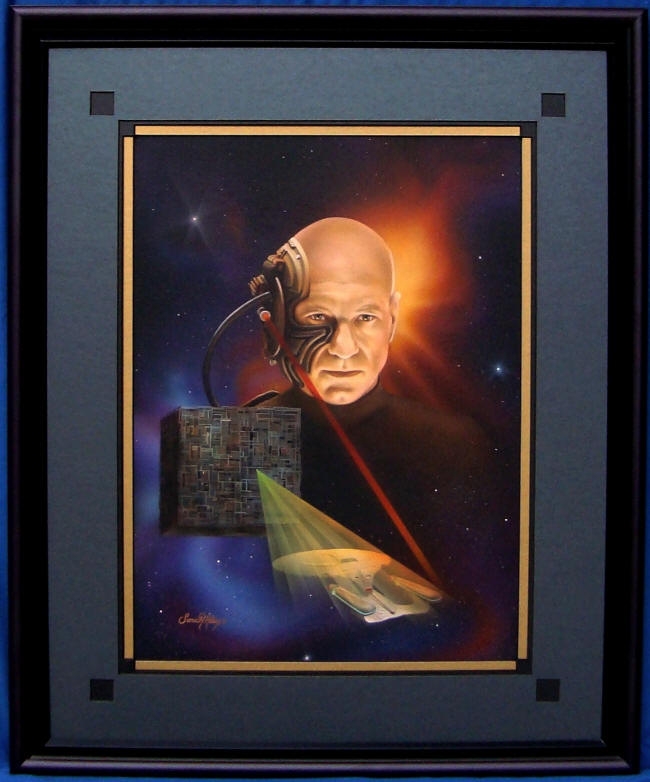 Star Trek Locutus Best Of Both Worlds Painting In Collectibles Shop S For Sale Star Trek Original Paintings Comic Art Gallery Room