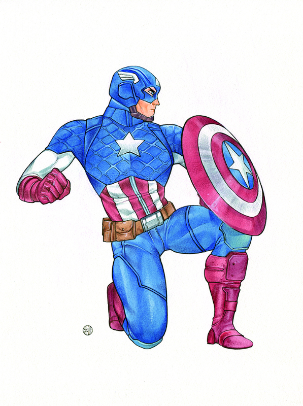 Captain Marvel Super Saiyan by Anvesh Dunna on Dribbble