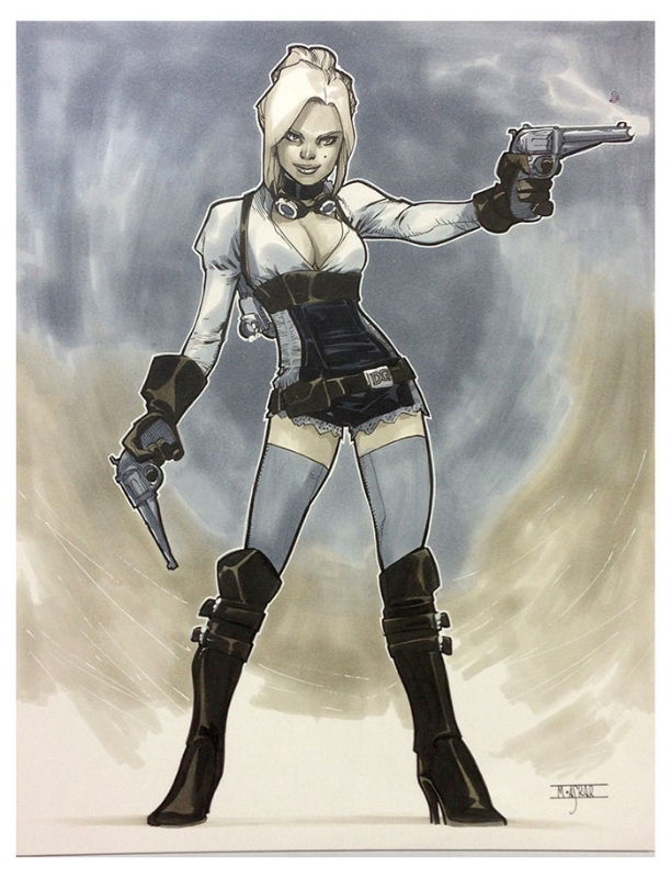 Steampunk Danger Girl Abbey Chase By Mahmud Asrar In Chad Knopf S The Danger Room Comic Art