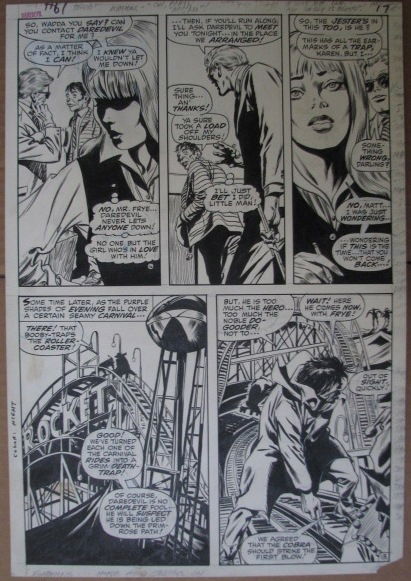 Daredevil 61 pg.13, in P. Jones's Panel Pages Comic Art Gallery Room