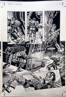 Predator / Judge Dredd #1 page 13 by Enrique Alcatena Comic Art
