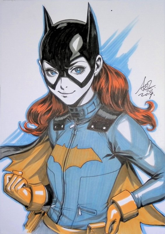 Batgirl By Stanley Artgerm In Greg Hodsons Gregs Stuff Comic Art