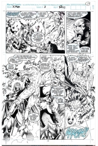 X-men 3 pg 23 Comic Art