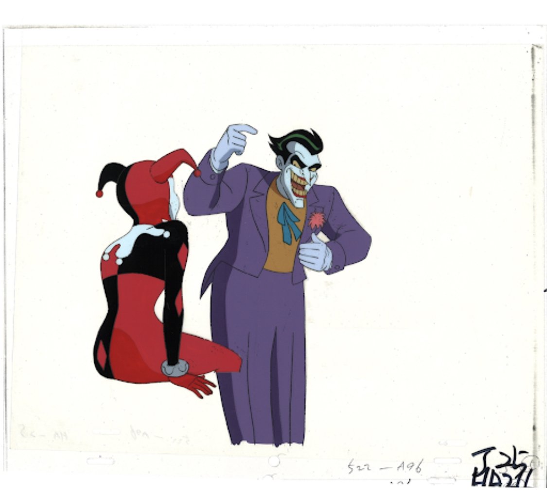 The Joker's Favor, in Mike Gav's Animation cels Comic Art Gallery Room
