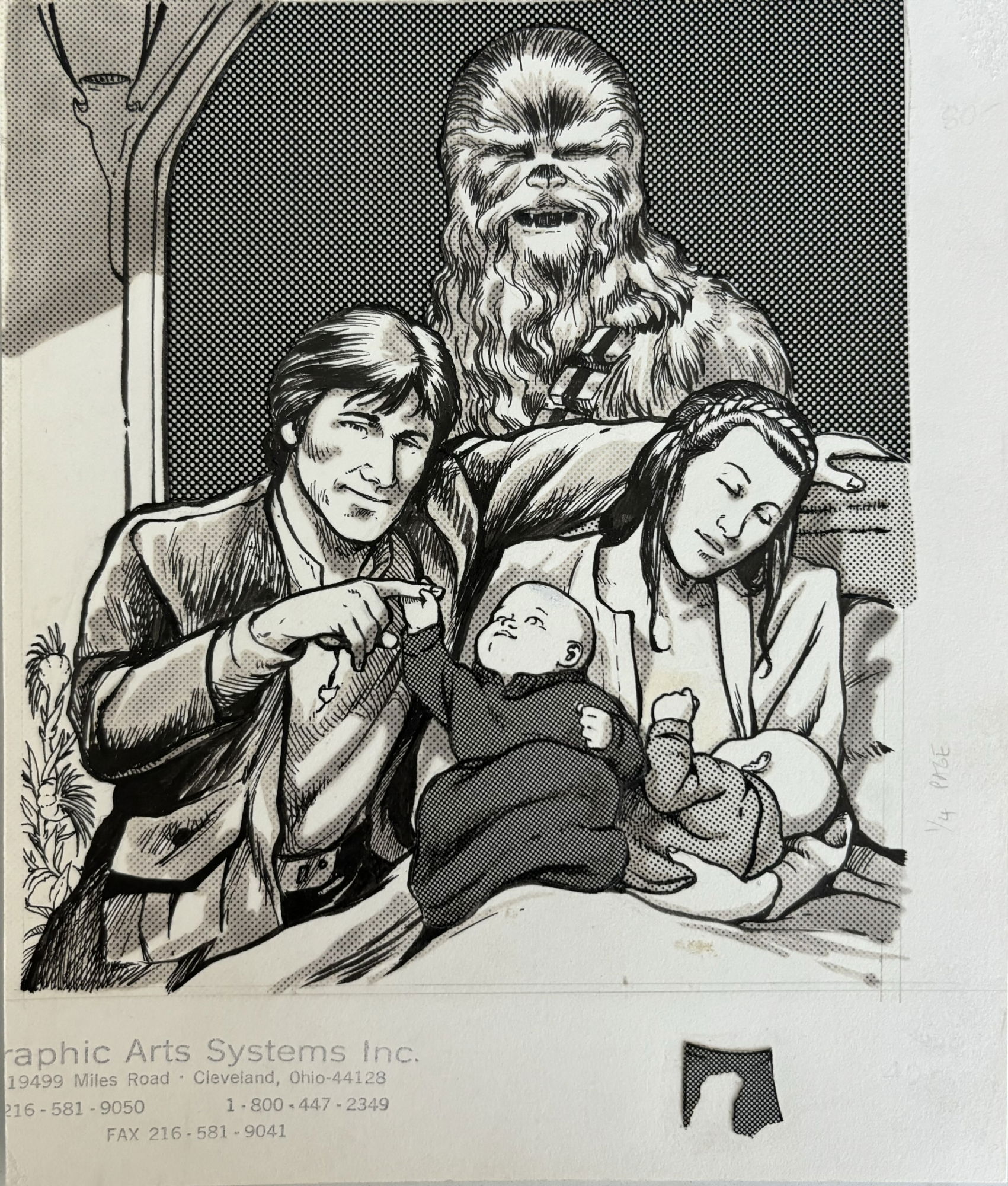 Solo Family: Han, Leia, Twins and Chewbacca, The Last Command