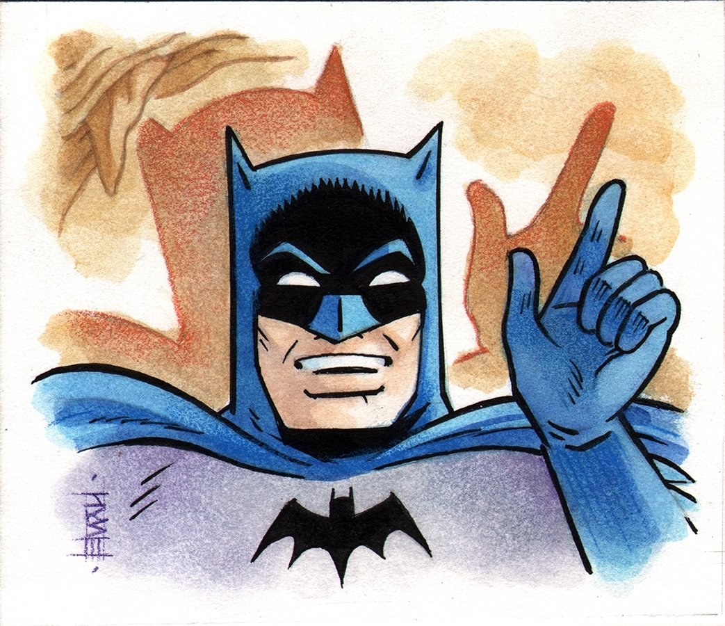 Batman 1950 S Style Commission In John K Snyder Iii S Sold Comic Art