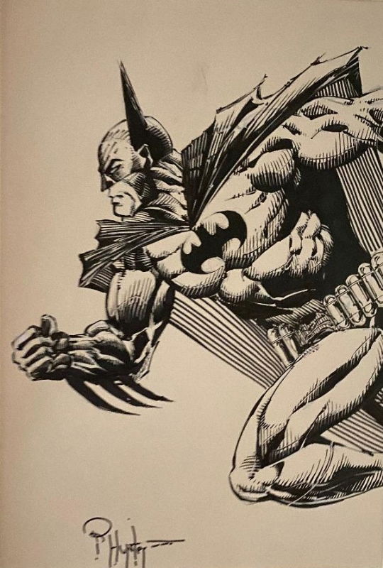 Rob Hunter - Batman, In Tom Smithyman's The Batcave Comic Art Gallery Room