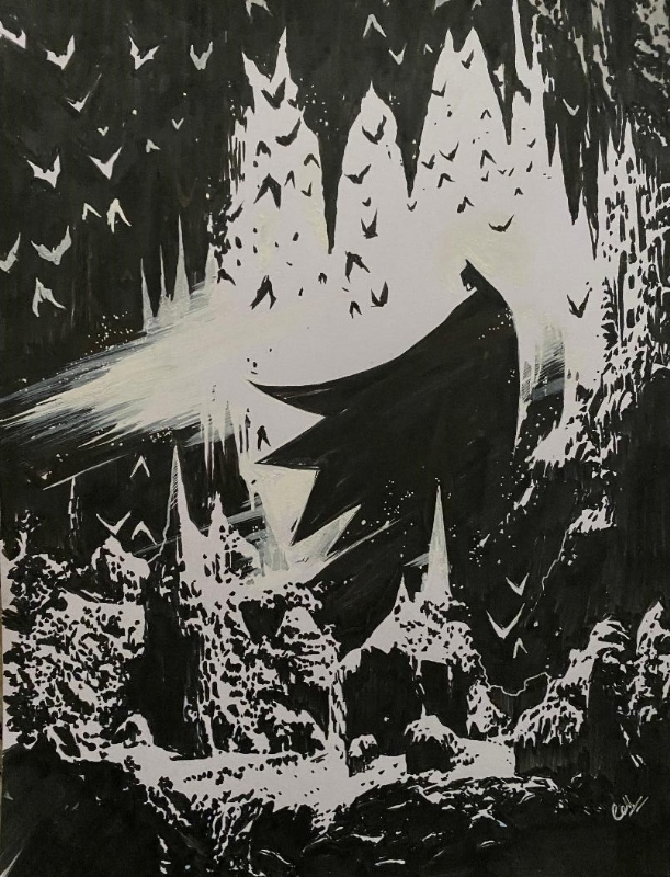 Caspar Wijngaard - Batman, in Tom Smithyman's The Batcave Comic Art ...
