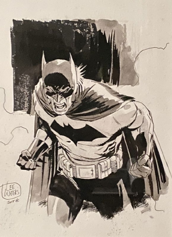 Lee Weeks - Batman, in Tom Smithyman's The Batcave Comic Art Gallery Room