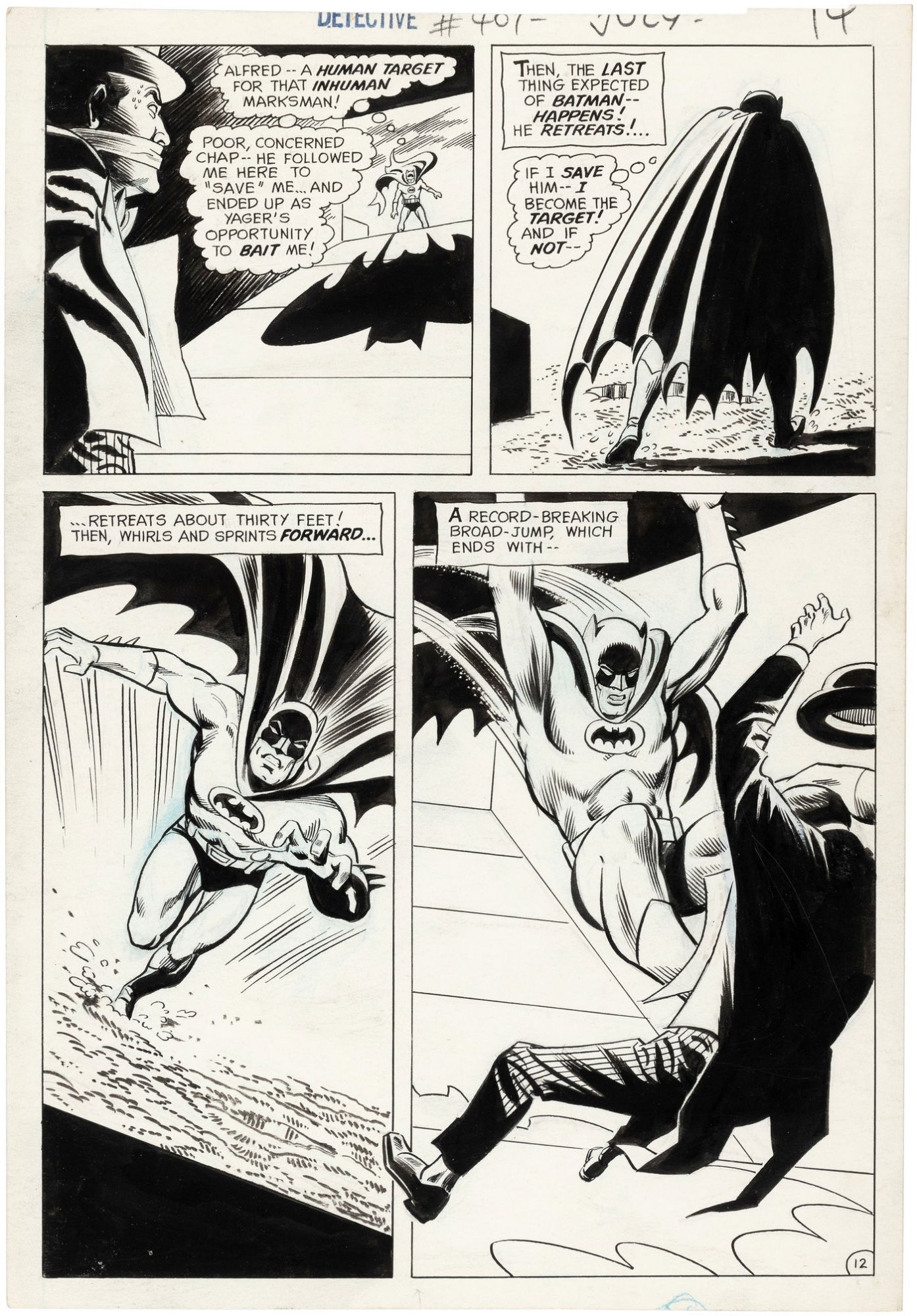 Detective Comics #401 Page 14 BATMAN, in * Neon Dragon's COMIC ART  (SUPERHEROES) - BATMAN Comic Art Gallery Room