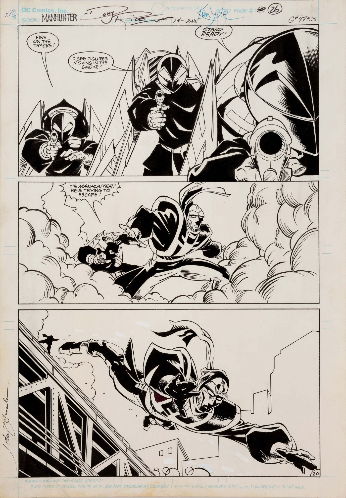 Manhunter #14 Page 20 Original Art, in Neon Dragon's COMIC ART ...