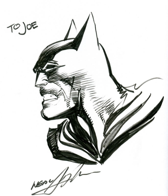 neal adams batman black and white