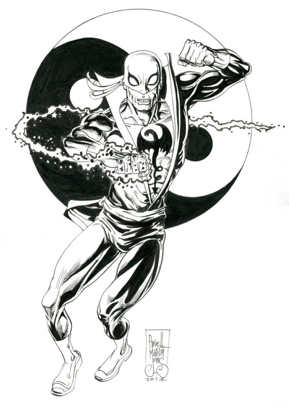 Iron Fist by Arvell Jones, in J. Hollon's Gem City Comic Con 2018 Comic ...