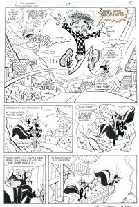 Pepe Le Pew in  If it's Tuesday, this Must be Love  page 5 Comic Art