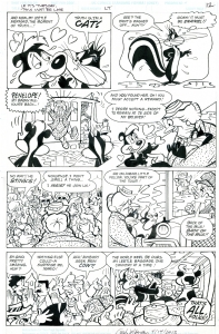 Pepe Le Pew in  If it's Tuesday, this Must be Love  page 12 Comic Art
