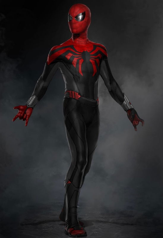 Spider-man MCU Concept Design (Tom Holland) by Ryan Meinerding , in ...