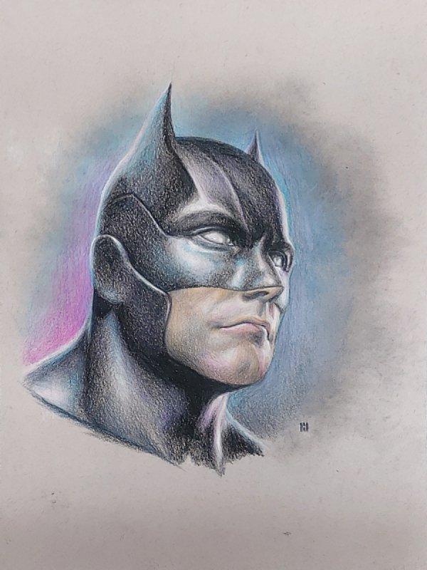 Batman by Mike Choi, in Jerome Lee's DC Collection Comic Art Gallery Room