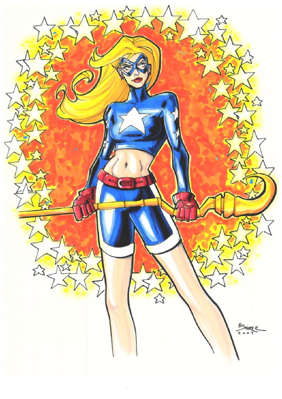 Brian Shearer Stargirl, in James Cline's Brian Shearer Comic Art ...