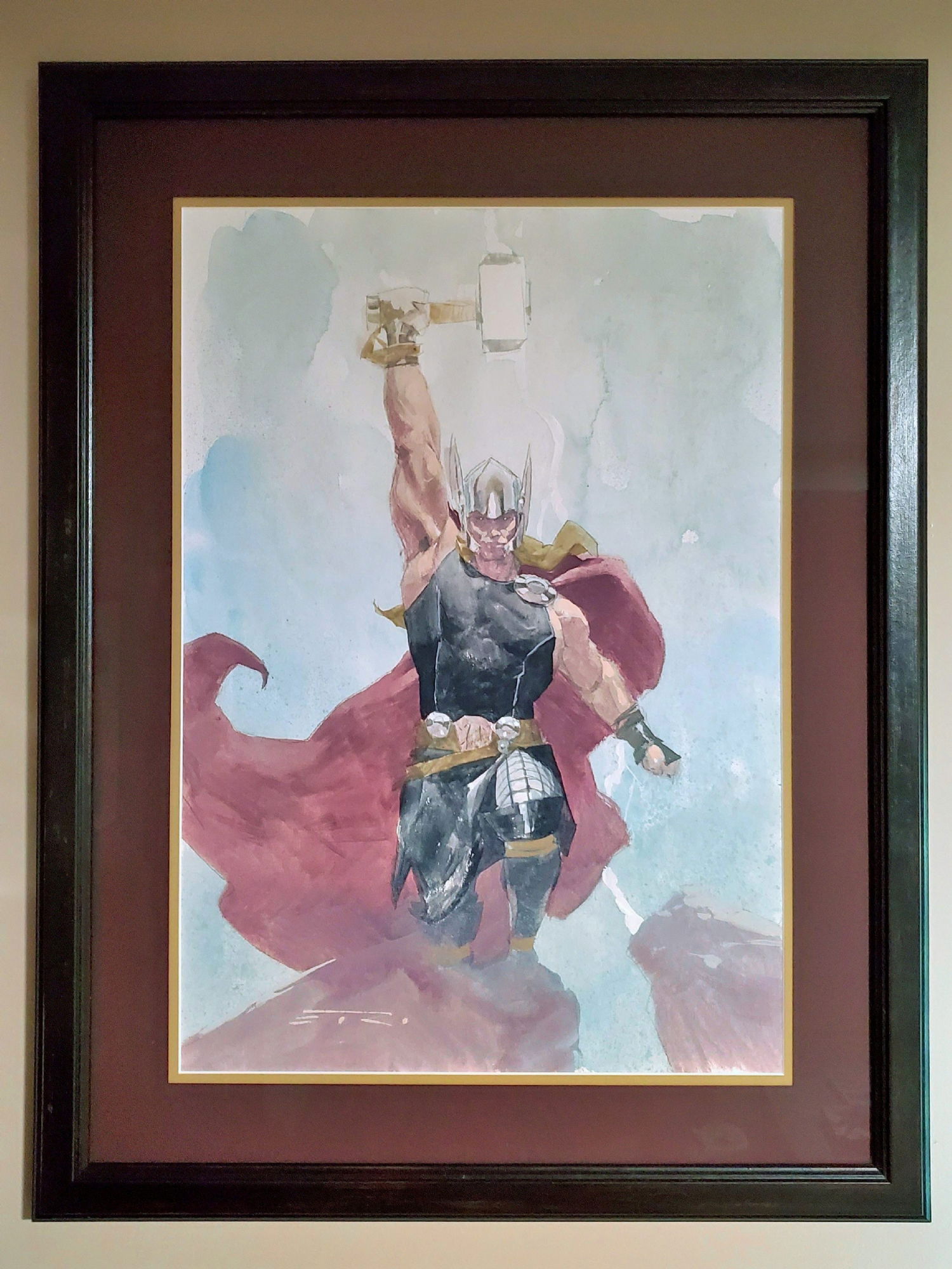 Esad Ribic Thor In Ken Plourdes Uptonians Gallery Comic Art Gallery Room 9890