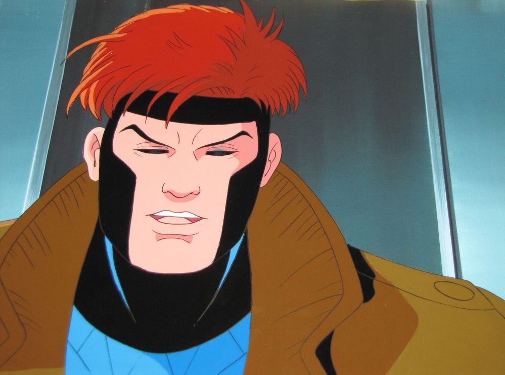 Gambit, in C E's Marvel Animation Cel Set Ups * Comic Art Gallery Room