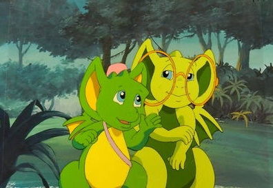 Cel And Background Painting From Pocket Dragon Adventures In C E S Pocket Dragon Adventures Animation Cel And Background Set Ups Comic Art Gallery Room<script async src=
