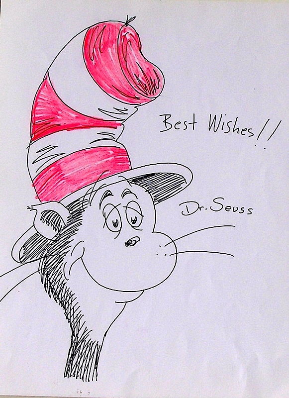 The Cat in the Hat by Dr. Seuss, in C E's Seuss, Dr. Comic Art Gallery Room