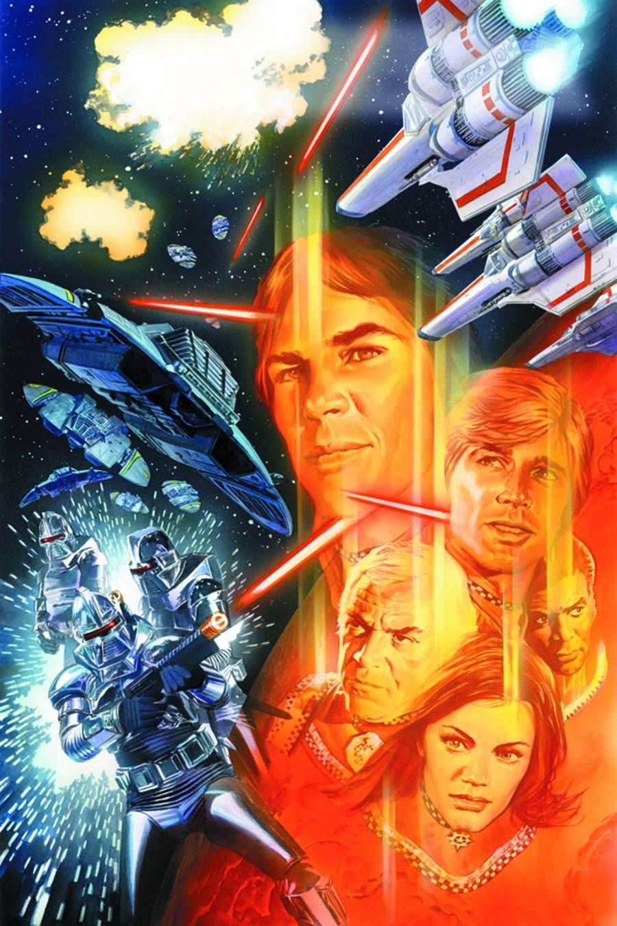 DYNAMIC FORCES: BATTLESTAR GALACTICA #1 ALEX ROSS VIRGIN ART EXCLUSIVE ...