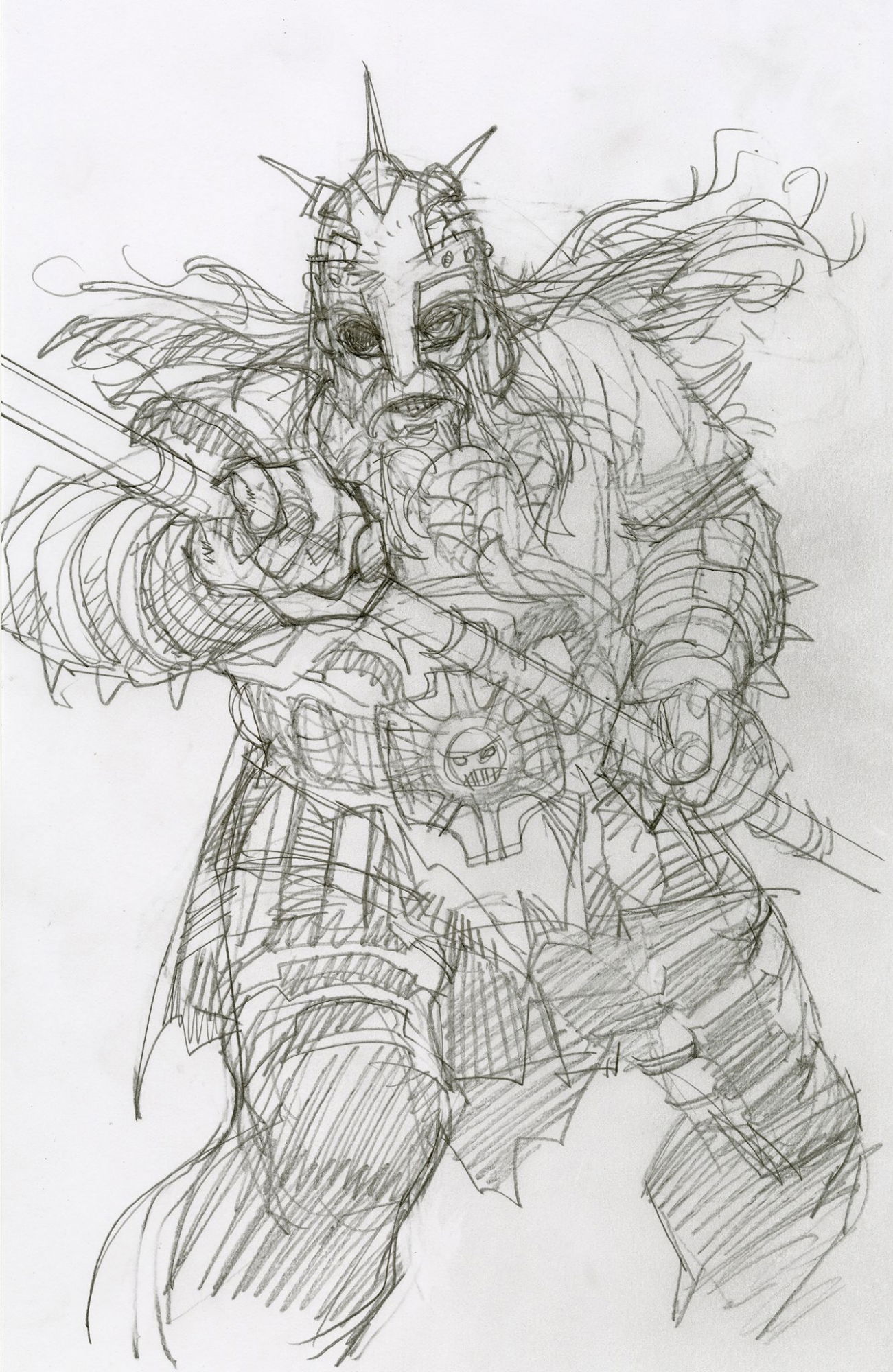 Ragnarok Odin Design Sketch and Cover Prelim Simonson, in Aaron O's ...