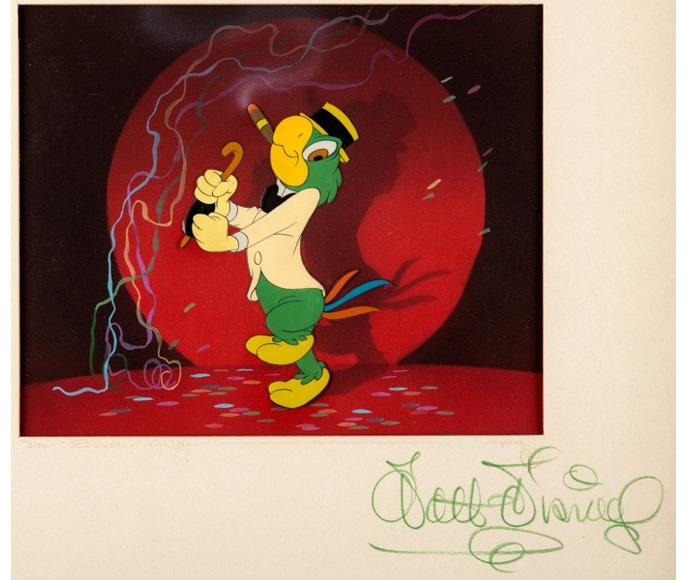 Saludos Amigos (1943) Jose Carioca - Walt Disney signature Comic Art