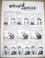 Stupid Comics Strip Comic Art