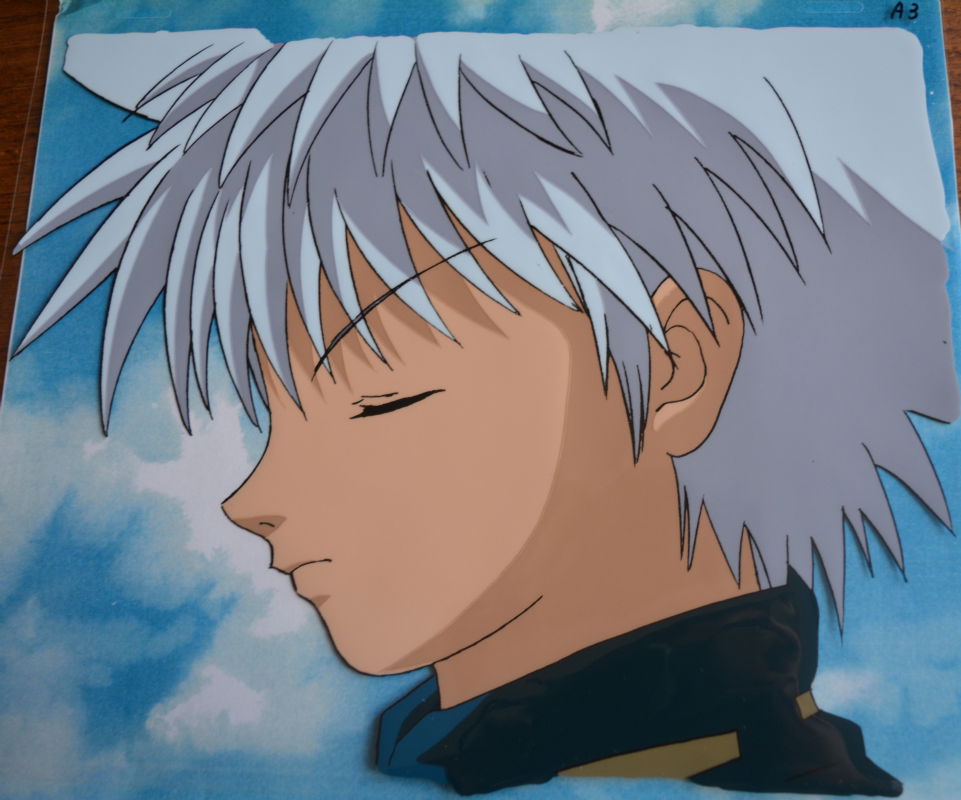 Hunter x Hunter Killua Zoldyck Production Cel A2, Douga, Painted Background  Nippon Animation, c. 1999-2001. Total 2 Original Art by Nippon Animation  on artnet