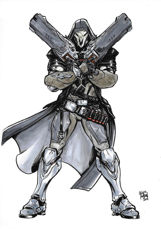 Reaper (Overwatch) by Oliver Hudson, in Nicolas Ramseirg's Overwatch