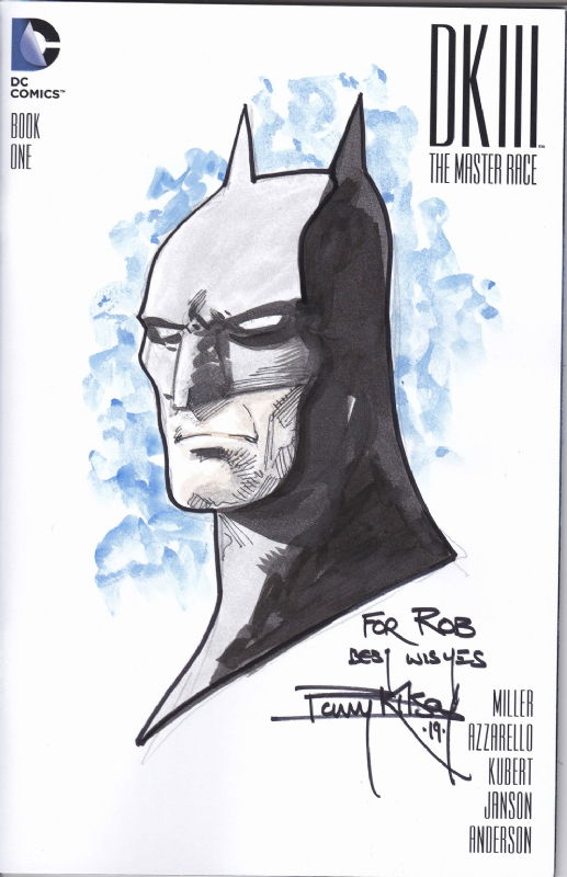 Dk3 Sketch Cover Barry Kitson In Rob T S Dark Knight 3 Sketch Covers Comic Art Gallery Room