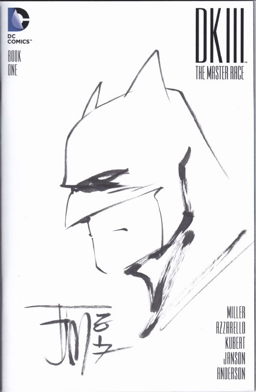 Dk3 Sketch Cover Francis Manapul In Rob T S Dark Knight 3 Sketch Covers Comic Art Gallery Room