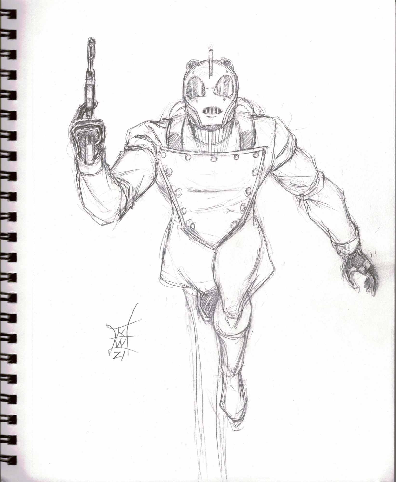 The Rocketeer - Keith Williams, in Rob T's The Rocketeer Sketchbook ...