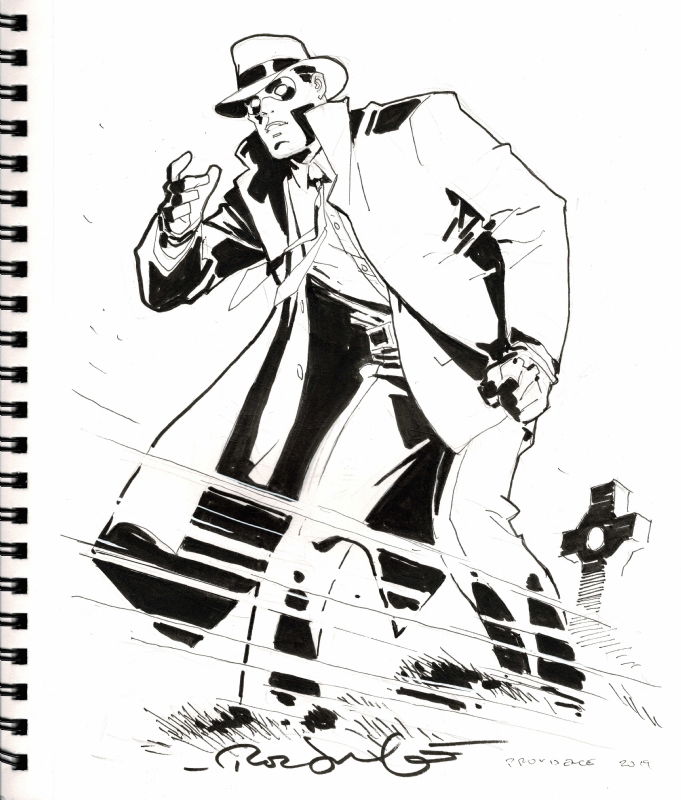 The Spirit - Rick Leonardi , in Rob T's The Spirit Sketchbook Comic Art ...