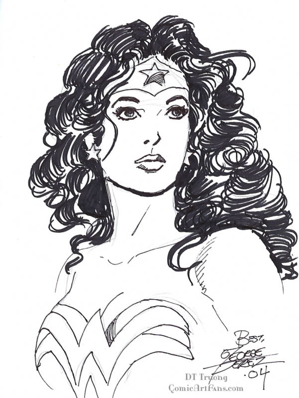 2004 George Perez - Wonder Woman, in Danny Truong's DC - Justice League ...