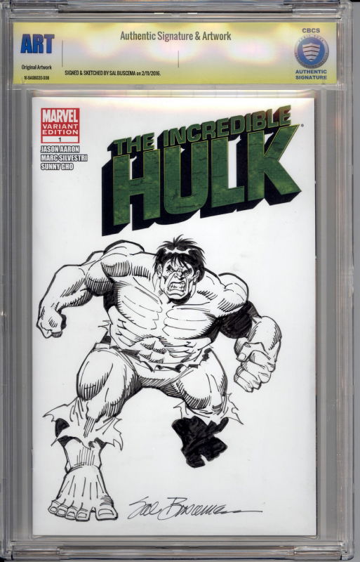 Incredible Hulk by Sal Buscema, in Ryan CCC's Hulk Comic Art Gallery Room