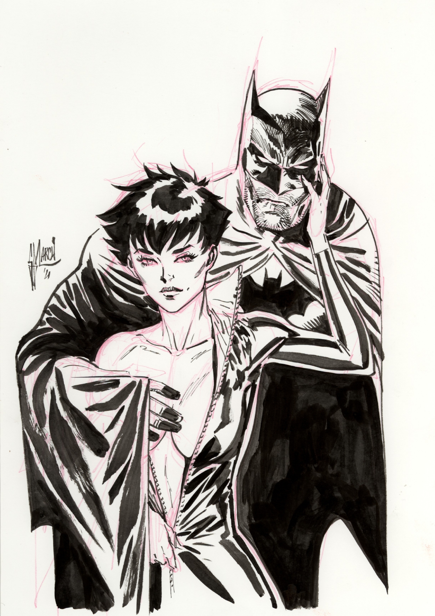 Batman and Catwoman by Guillem March, in Ryan CCC's DC Team-Up Comic Art  Gallery Room