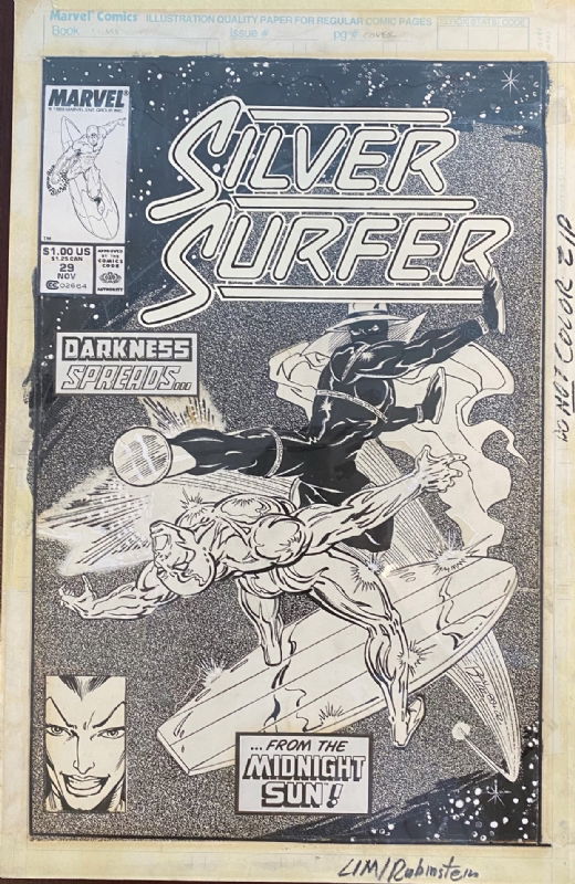 Silver Surfer 29 cover , in rick whitelock's Silver Surfer the Covers ...