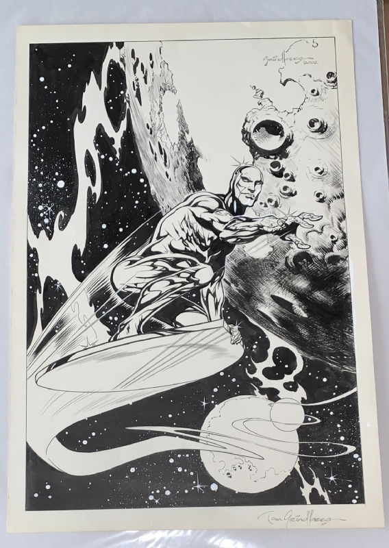 Silver Surfer by Tom Grindberg, in rick whitelock's Silver Surfer ...