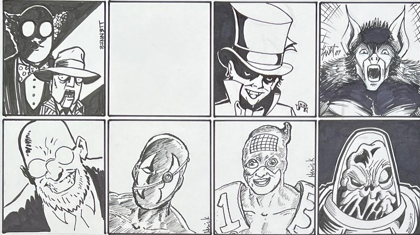 Batman B-list Villains Jam (2007ish), In R Berman's Jam Pieces Comic ...