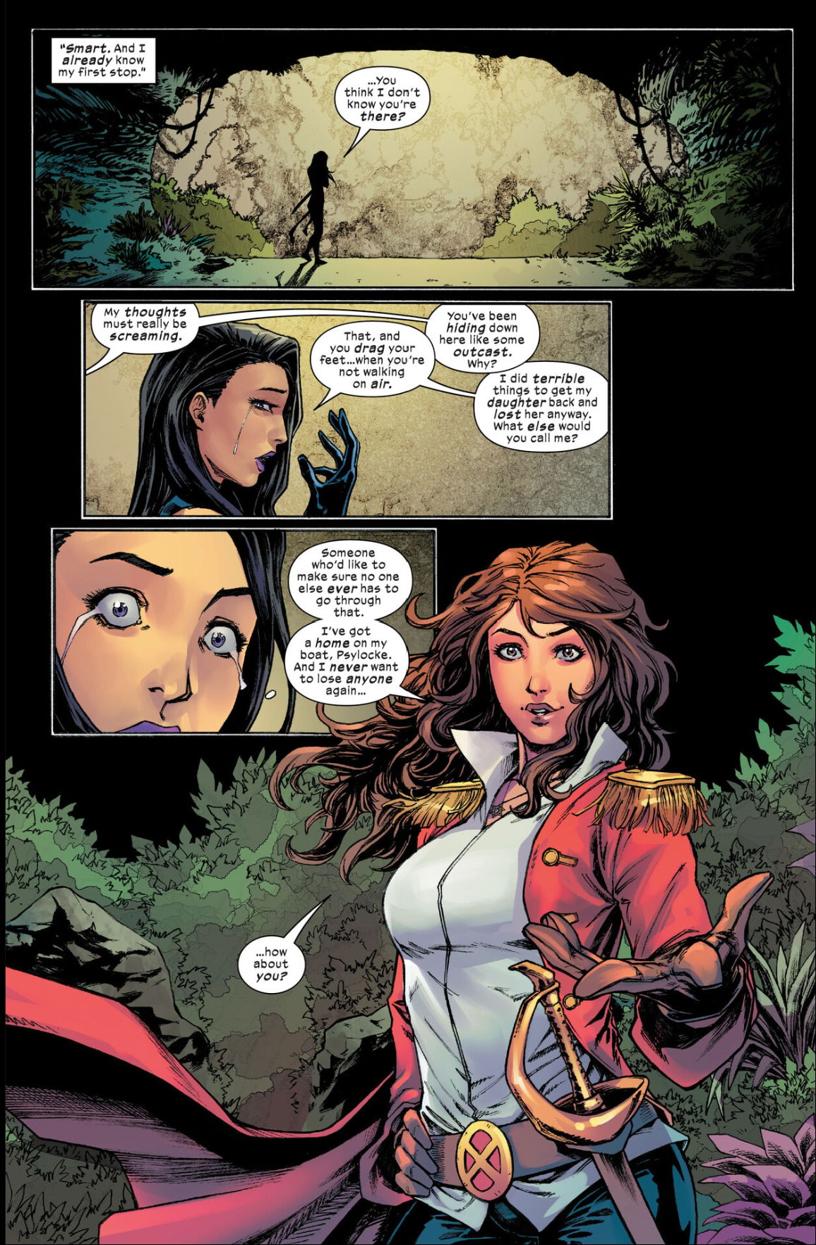 Marauders Annual #1 (2022) Page 8: Kate Pryde Calls Psylocke, In R ...